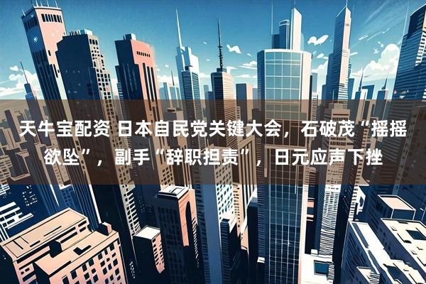 天牛宝配资 日本自民党关键大会，石破茂“摇摇欲坠”，副手“辞职担责”，日元应声下挫