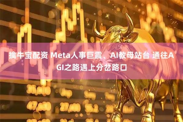 擒牛宝配资 Meta人事巨震、AI教母站台 通往AGI之路遇上分岔路口