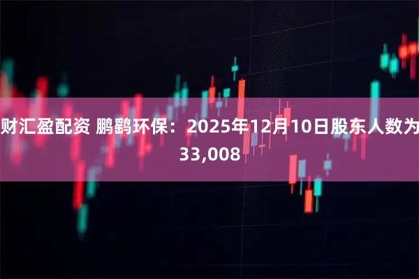 财汇盈配资 鹏鹞环保：2025年12月10日股东人数为33,008